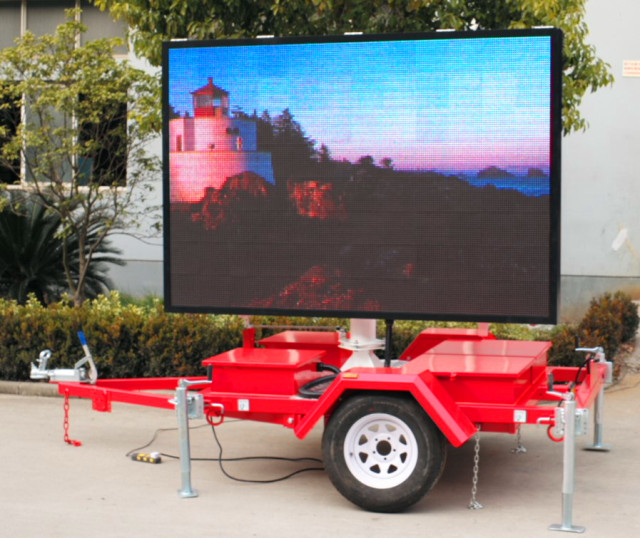 Hydraulic Lifting Full Color VMS Unit 