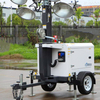 Compact Generator Powered Portable LED Light Tower 